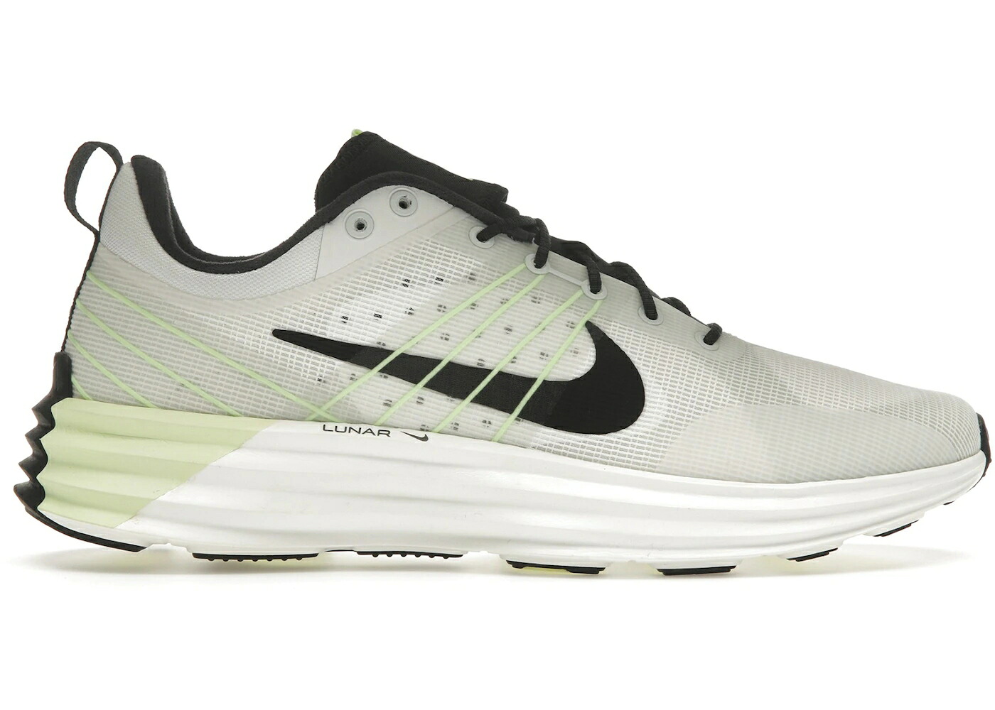 ナイキ ルーナー ルナー 白いこと 白いこと 黒いこと 黒いこと スニーカー メンズ NIKE LUNAR ROAM BARELY VOLT / SUMMIT WHITE BLACK BARELY VOLT