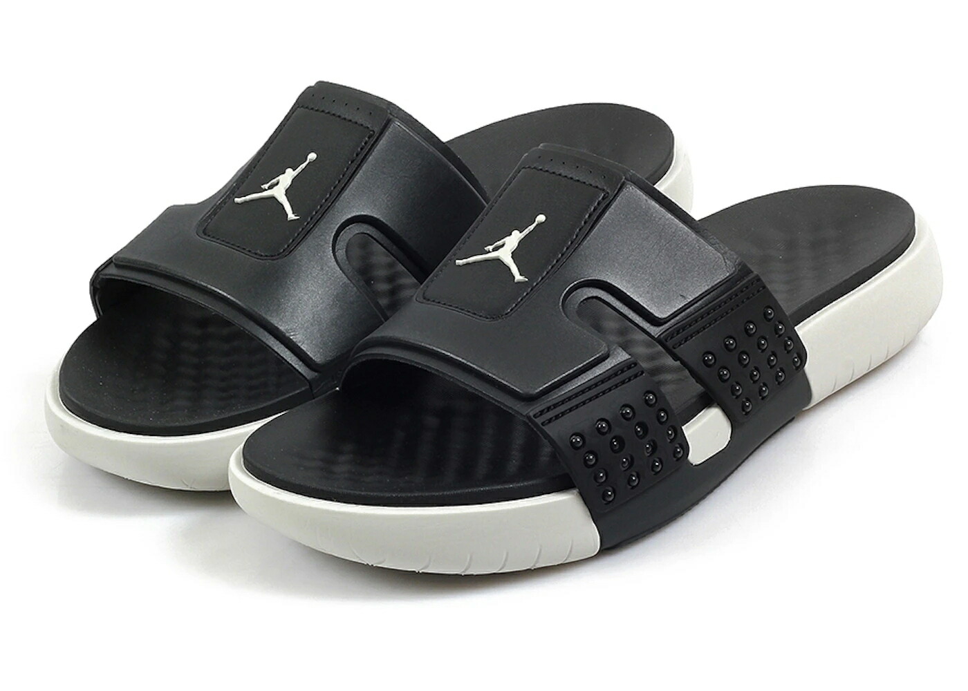 ナイキ ジョーダン ハイドロ サンダル 黒色 ブラック 白色 ホワイト スニーカー メンズ JORDAN HYDRO 8 SLIDE ANTHRACITE / BLACK BLACK WHITE