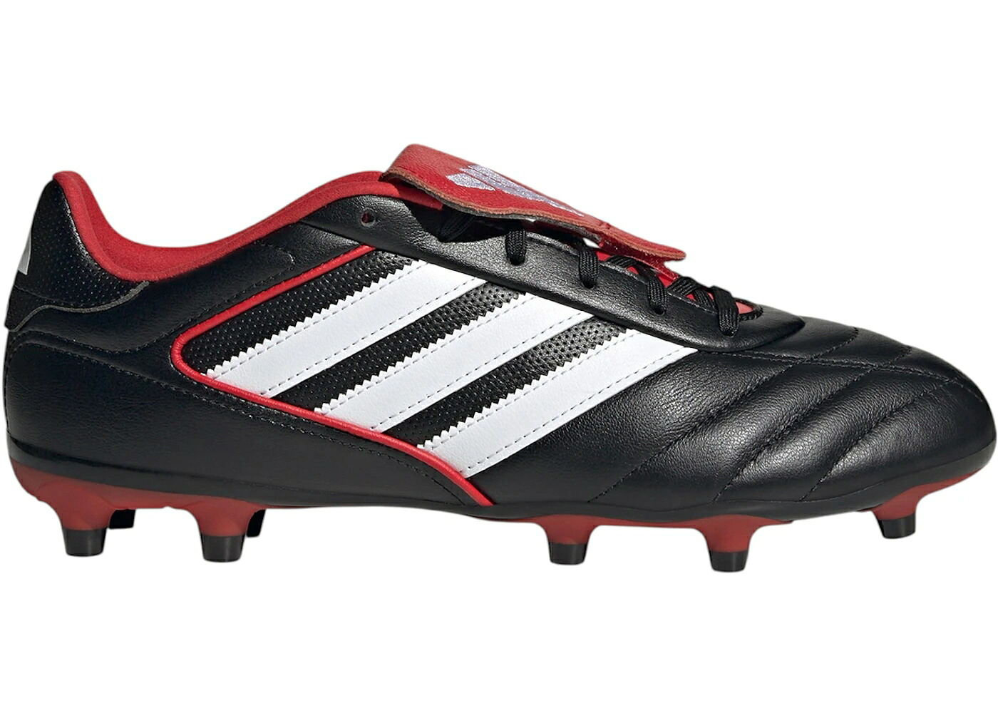 アディダス 黒色 ブラック 白色 ホワイト コア スニーカー メンズ ADIDAS COPA GLORO II FG BLACK WHITE BETTER SCARLET / CORE BLACK CLOUD WHITE BETTER｜スニケス