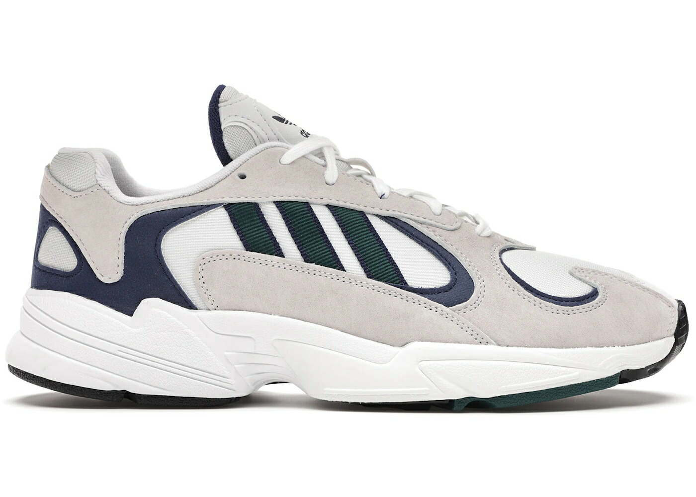 アディダス 白色 ホワイト 緑 グリーン 青色 ブルー スニーカー メンズ ADIDAS YUNG-1 WHITE NOBLE GREEN DARK BLUE / FOOTWEAR WHITE NOBLE GREEN DARK