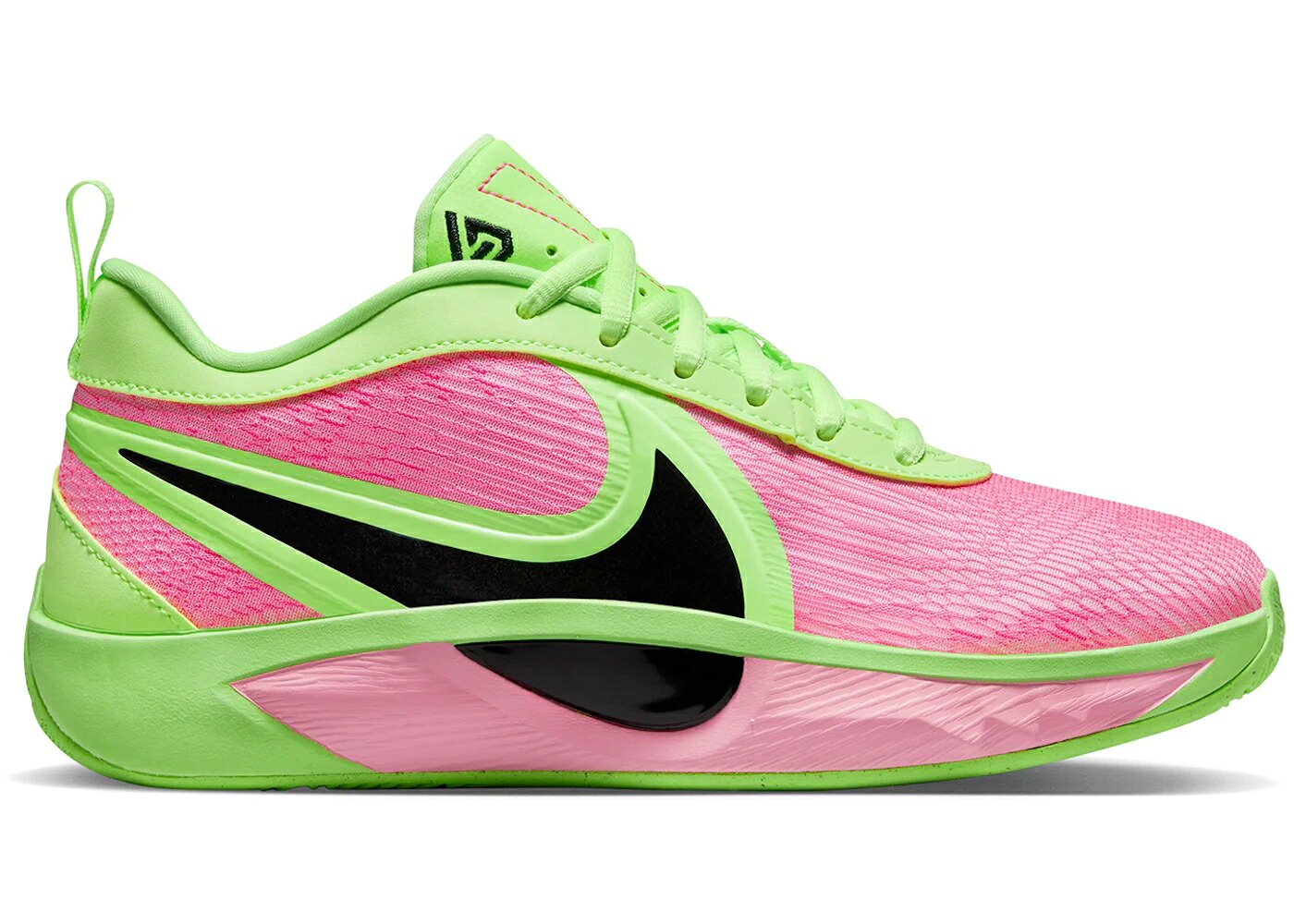 ナイキ ズーム ライム ブラスト ピンク 灰色 グレー ズームフリーク ジュニア キッズ NIKE GIANNIS ZOOM FREAK 6 EVA (GS) / LIME BLAST HYPER PINK IRON GREY ベビー マタニティ スニーカー|スニケス