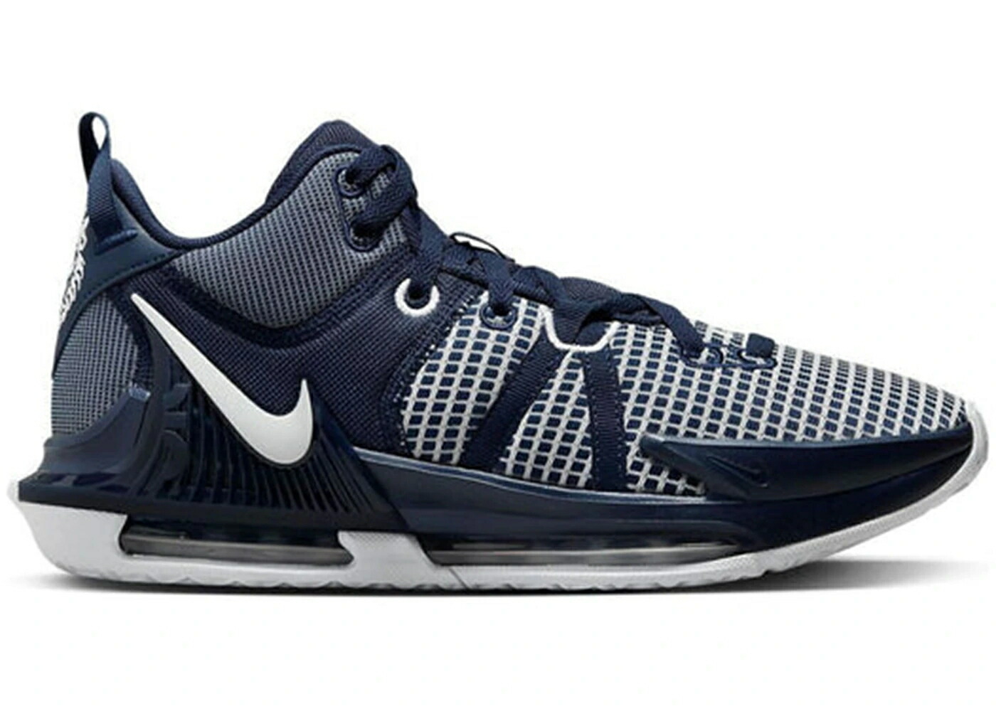 ナイキ レブロン 紺色 米国海軍 ウィットネス スニーカー メンズ NIKE LEBRON WITNESS 7 結核症 MIDNIGHT NAVY / MIDNIGHT NAVY MIDNIGHT NAVY