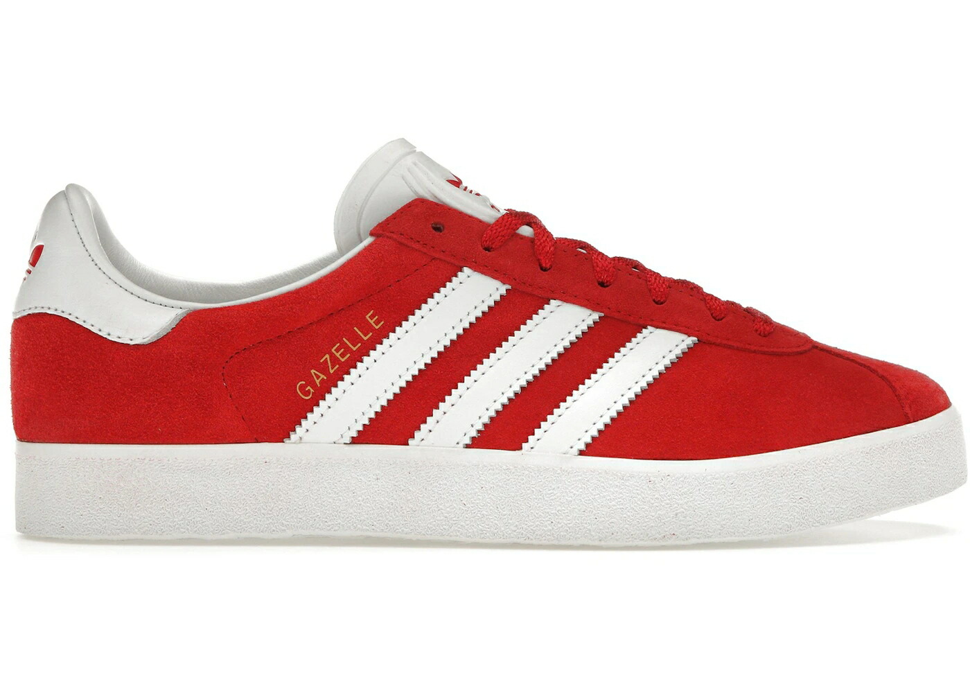 アディダス ガゼル 白色 ホワイト スニーカー メンズ ADIDAS GAZELLE 85 BETTER SCARLET / BETTER SCARLET FOOTWEAR WHITE