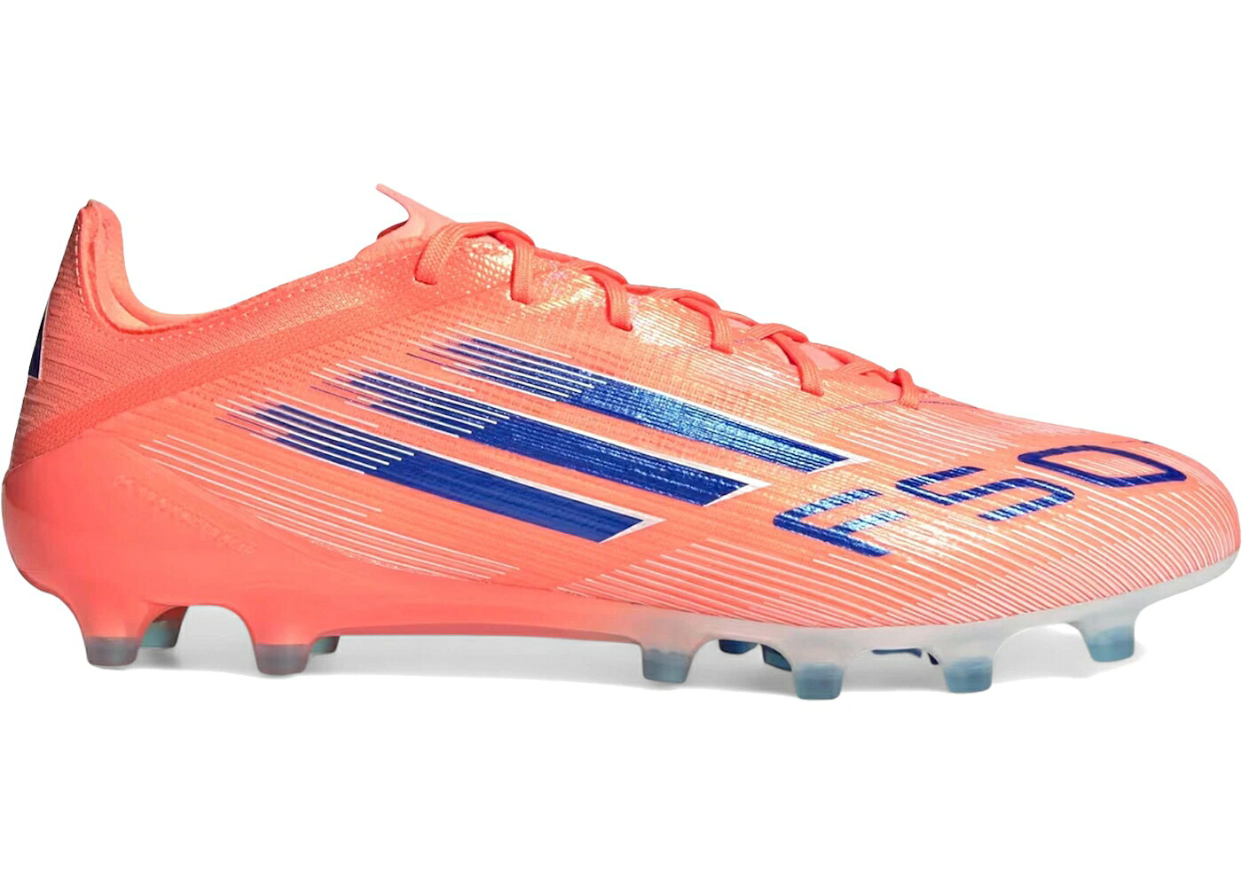 アディダス エリート 橙 オレンジ色 青み 青色 スニーカー メンズ ADIDAS F50 ELITE AG CORAL BLAZE PACK / BEAM ORANGE LUCID BLUE CLOUD