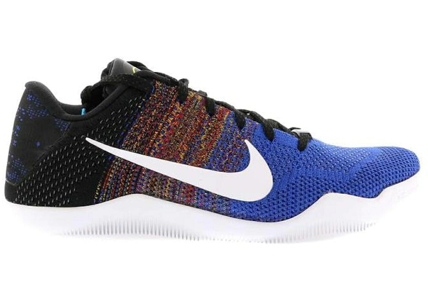 ナイキ コービー エリート 白いこと 白いこと 競り合い 競り合いロイヤル 青 青み スニーカー メンズ NIKE KOBE 11 ELITE LOW BHM (2016) / MULTI COLOR WHITE GAME ROYAL