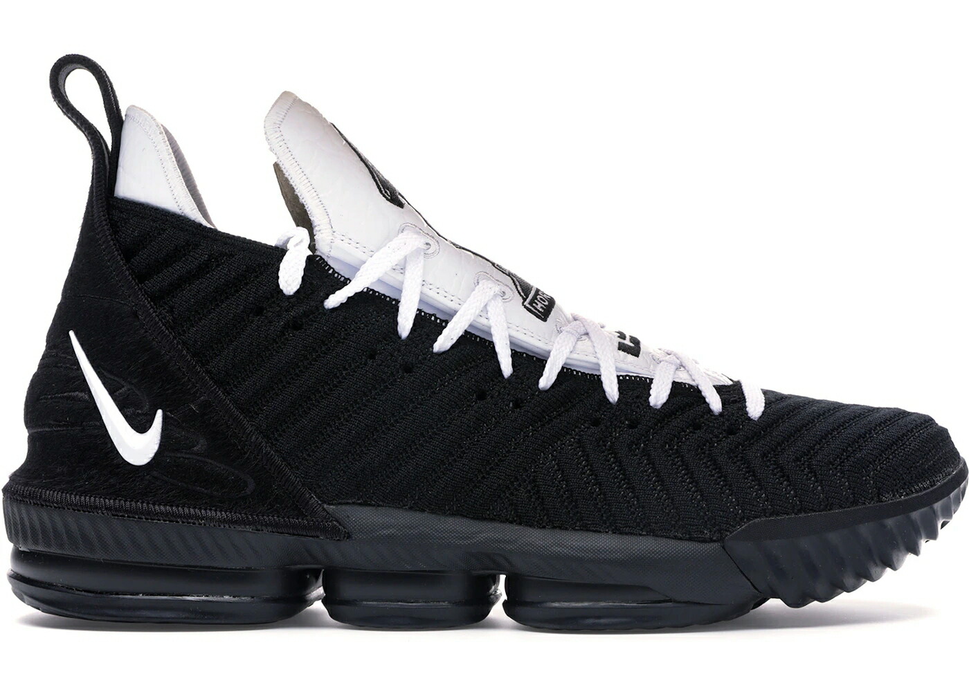 ナイキ レブロン 黒色 ブラック 白色 ホワイト スニーカー メンズ NIKE LEBRON 16 FOUR HORSEMEN / BLACK WHITE BLACK