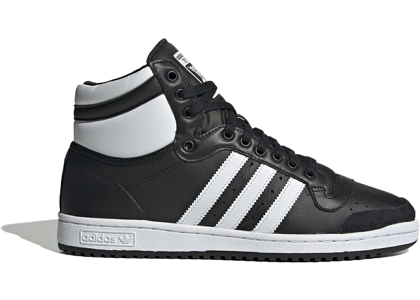 アディダス 黒色 ブラック 白色 ホワイト コア トップテン スニーカー メンズ ADIDAS TOP TEN HI BLACK WHITE / CORE BLACK CLOUD WHITE CORE|スニケス