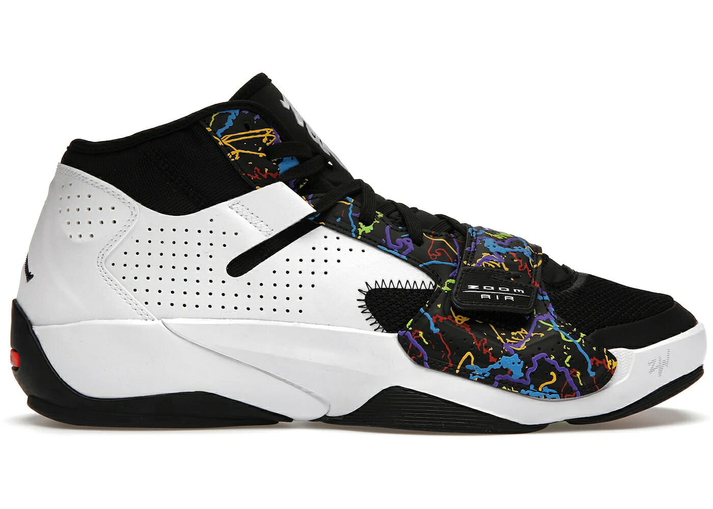 ナイキ ジョーダン 白いこと 白いこと 黒いこと 黒いこと 緑 緑であること ストライク スニーカー メンズ JORDAN ZION 2 NOAH WHITE BLACK MULTI-COLOR / BLACK GREEN STRIKE BRIGHT