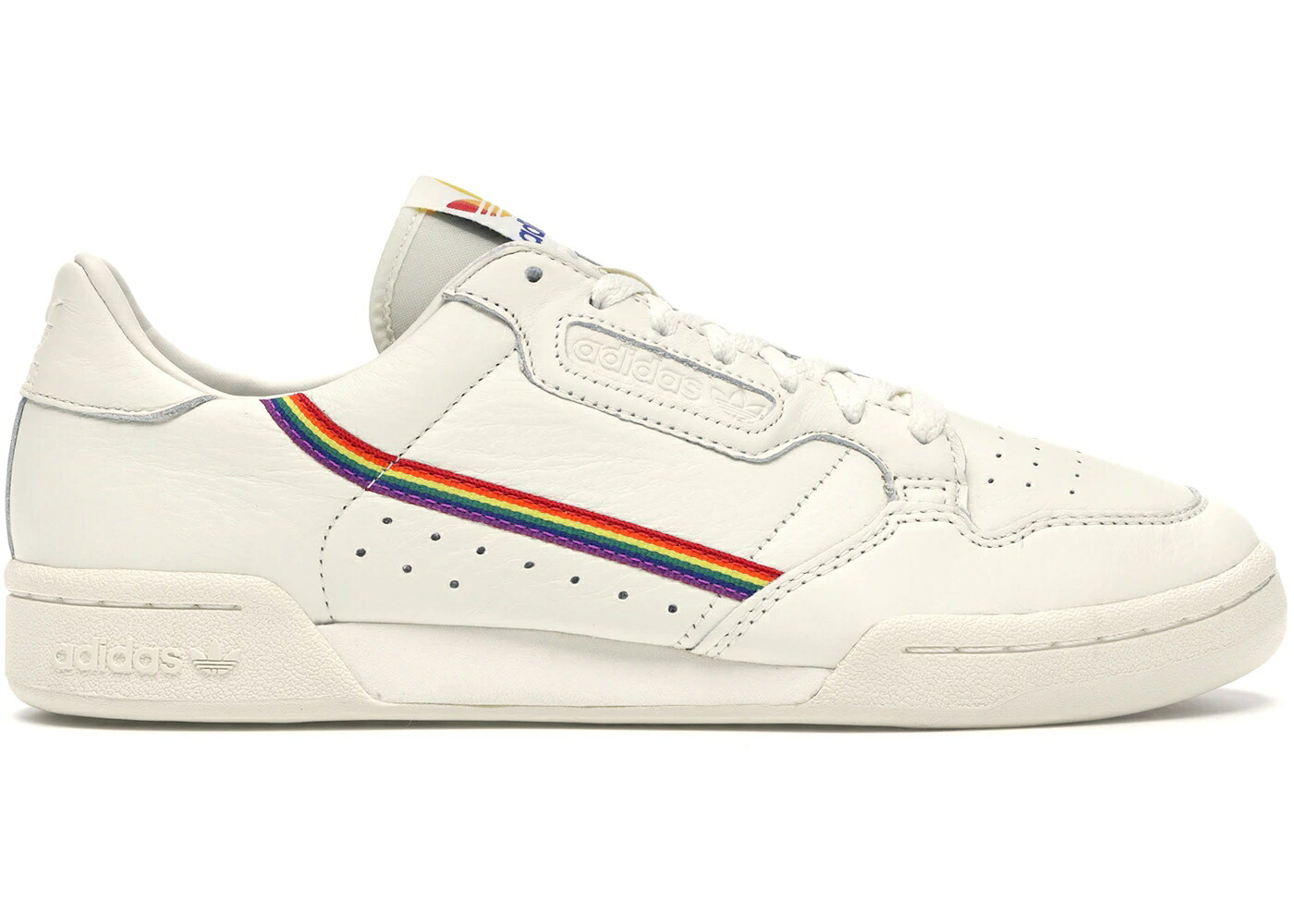 アディダス 白いこと 白いこと スニーカー メンズ ADIDAS CONTINENTAL 80 PRIDE (2019) / CHALK WHITE MULTI COLOR CHALK