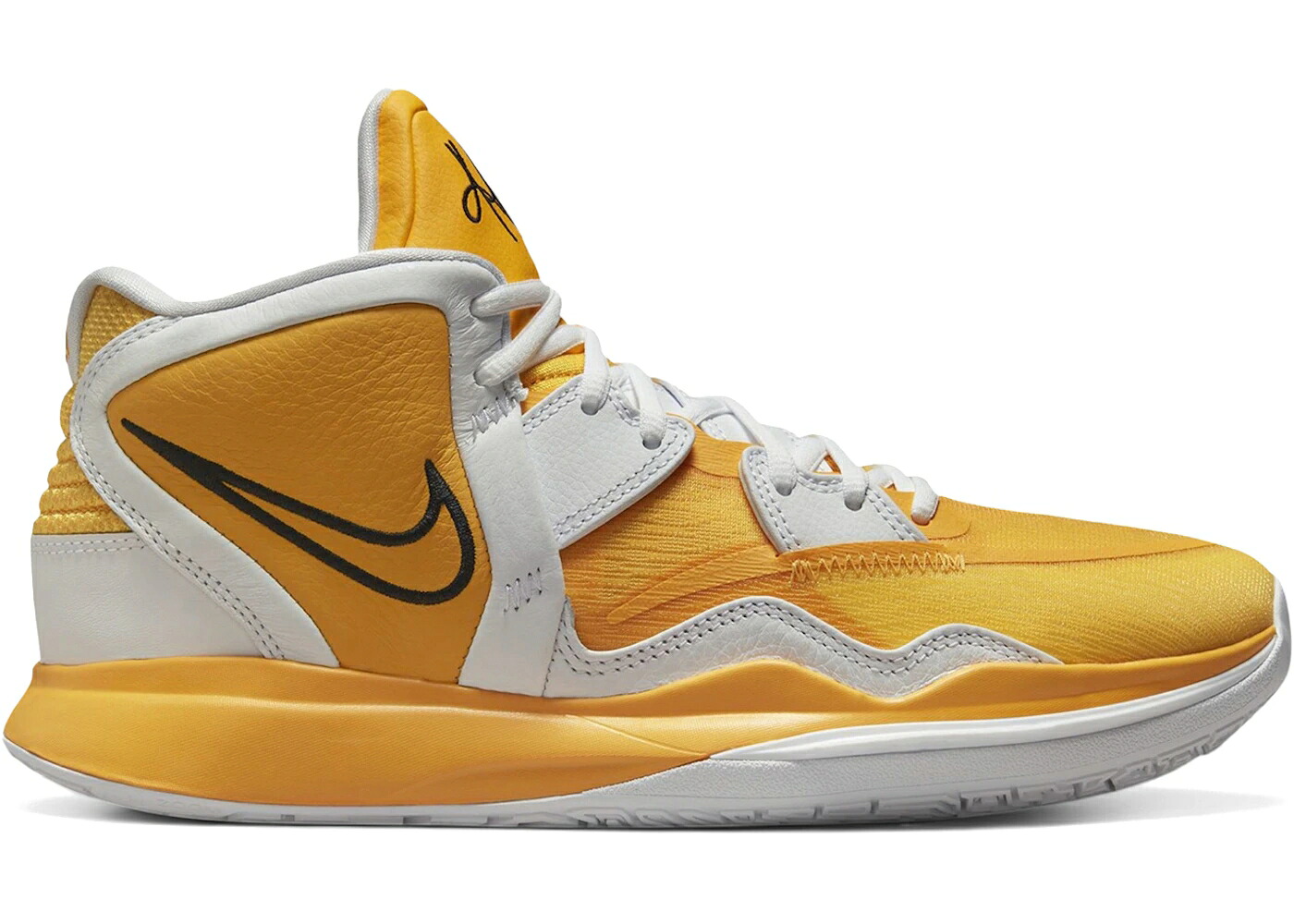 ナイキ カイリー ゴールド 白いこと 白いこと スニーカー メンズ NIKE KYRIE INFINITY 肺結核 UNIVERSITY GOLD WHITE / UNIVERSITY GOLD WHITE