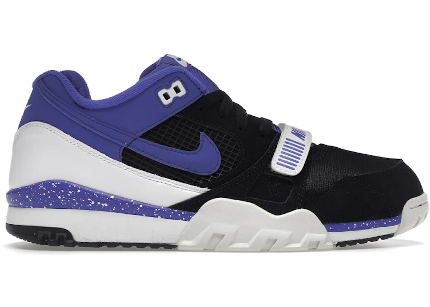 ナイキ トレーナー プレミアム 黒色 ブラック 紫 バイオレット 白色 ホワイト スニーカー メンズ NIKE TRAINER 2 PREMIUM QS BLACK PERSIAN VIOLET / BLACK PERSIAN VIOLET WHITE