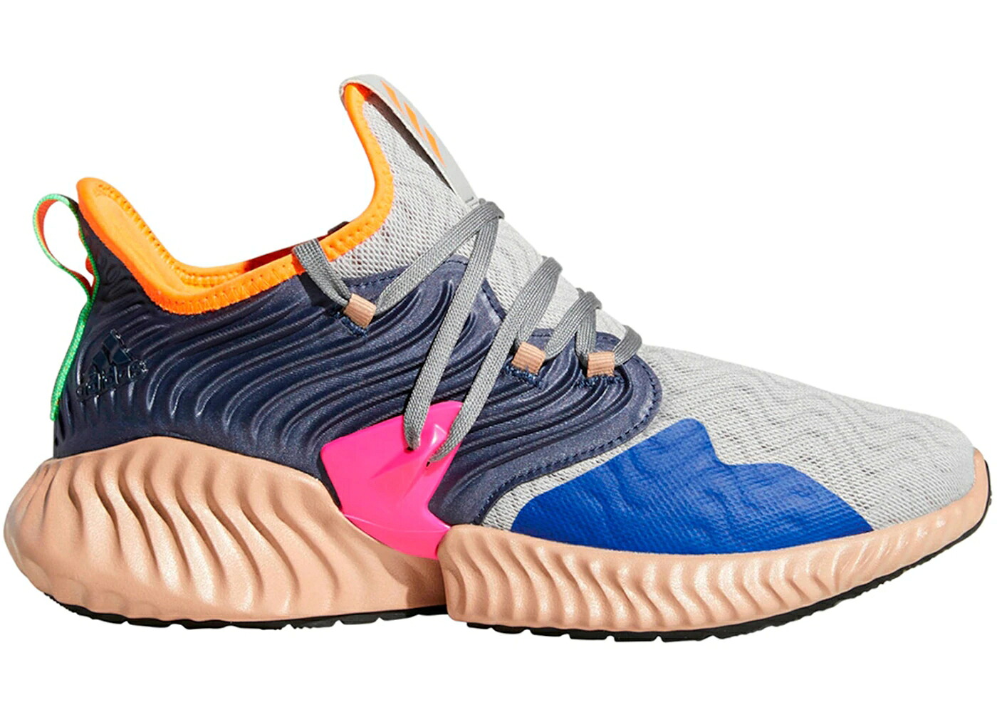 アディダス インスティンクト クライマ 灰色 グレー 青色 ブルー ピンク スニーカー メンズ ADIDAS ALPHABOUNCE INSTINCT CLIMA GREY BLUE ASH PINK / GREY BLUE ASH PINK|スニケス