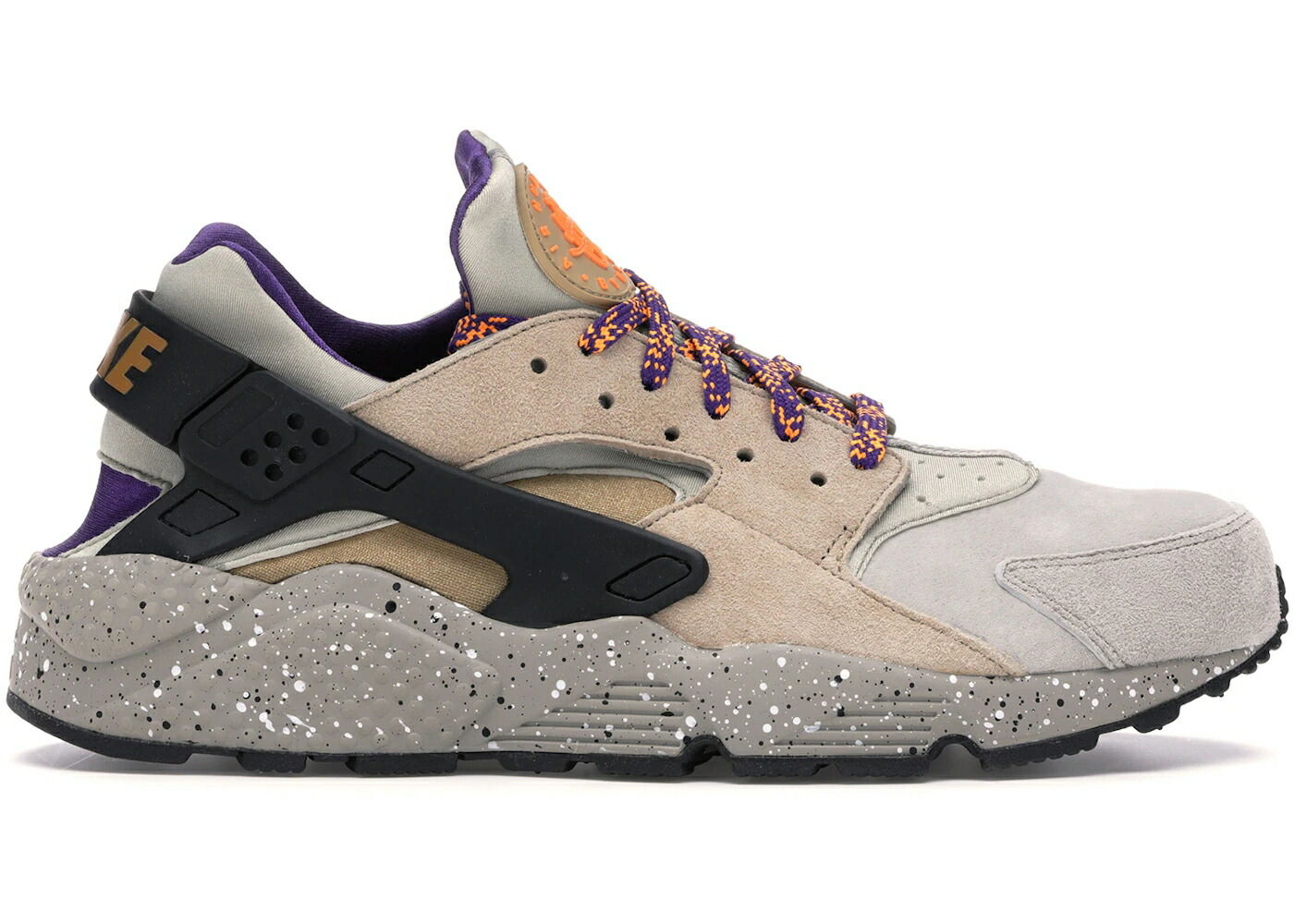 ナイキ ハラチ 幽客 黒いこと 黒いこと 厚地の外套 紫 パープル ハラチラン スニーカー メンズ NIKE AIR HUARACHE RUN MOWABB LINEN / LINEN BLACK COURT PURPLE GOLDEN