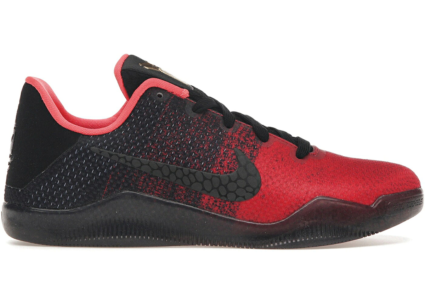 ナイキ コービー 踵 赤 赤いこと ゴールド お坊っちゃん キッズ NIKE KOBE 11 ACHILLES HEEL (GS) / UNIVERSITY RED METALLIC GOLD もの言う花 マタニティ スニーカー