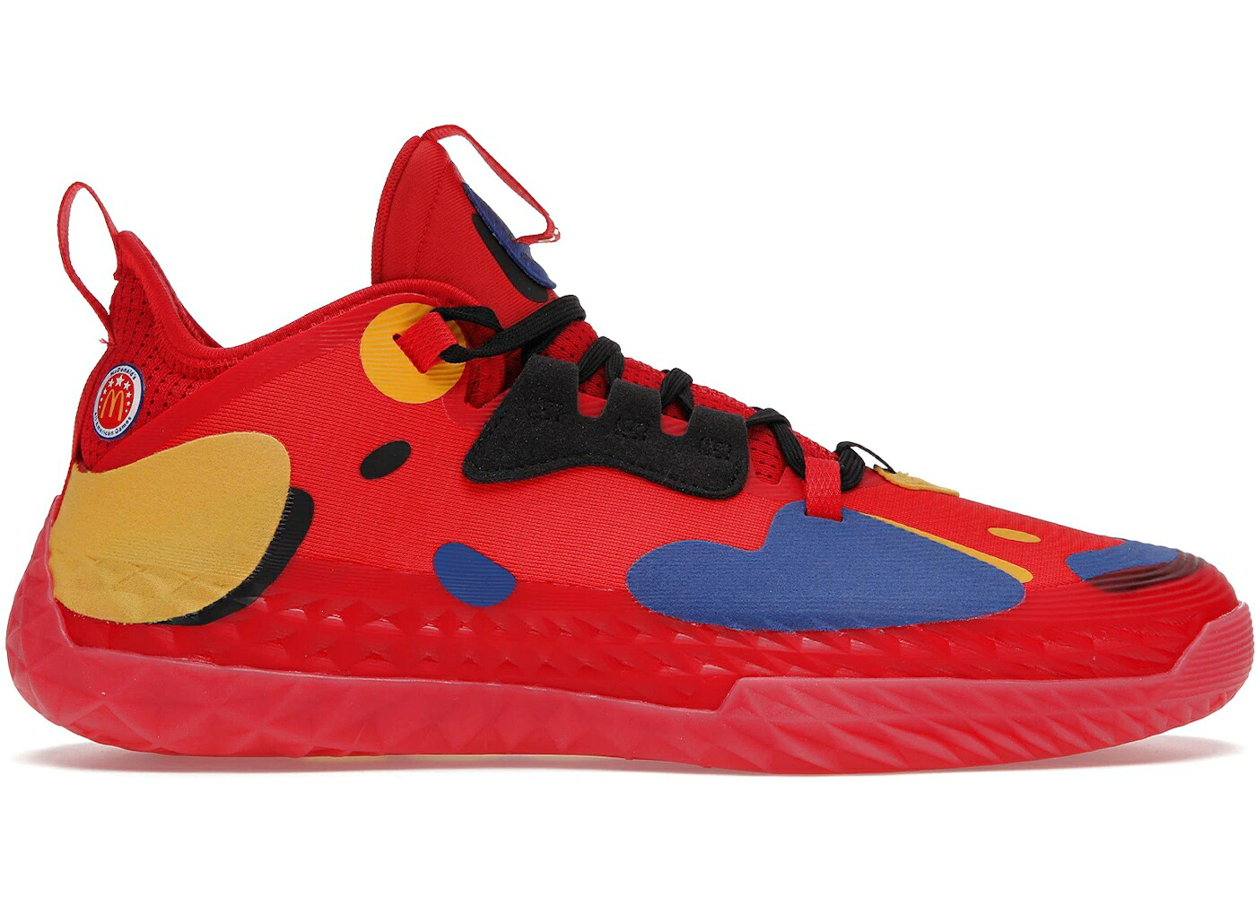アディダス ハーデン 赤 赤いこと 青味 青色 黄味がかった 黄み VOL. MCDONALD\u0027S スニーカー メンズ ADIDAS HARDEN 5 ALL AMERICAN / RED BLUE YELLOW