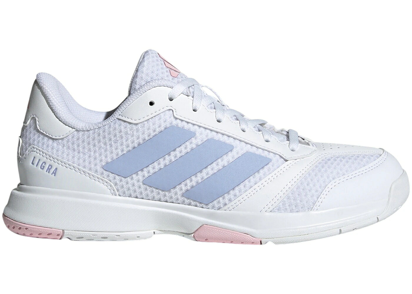 アディダス 白色 ホワイト 紫 バイオレット ピンク WOMEN'S スニーカー レディース ADIDAS LIGRA 8 INDOOR CLOUD WHITE VIOLET TONE CLEAR PINK (WOMEN'S) / CLOUD WHITE VIOLET TONE CLEAR｜スニケス