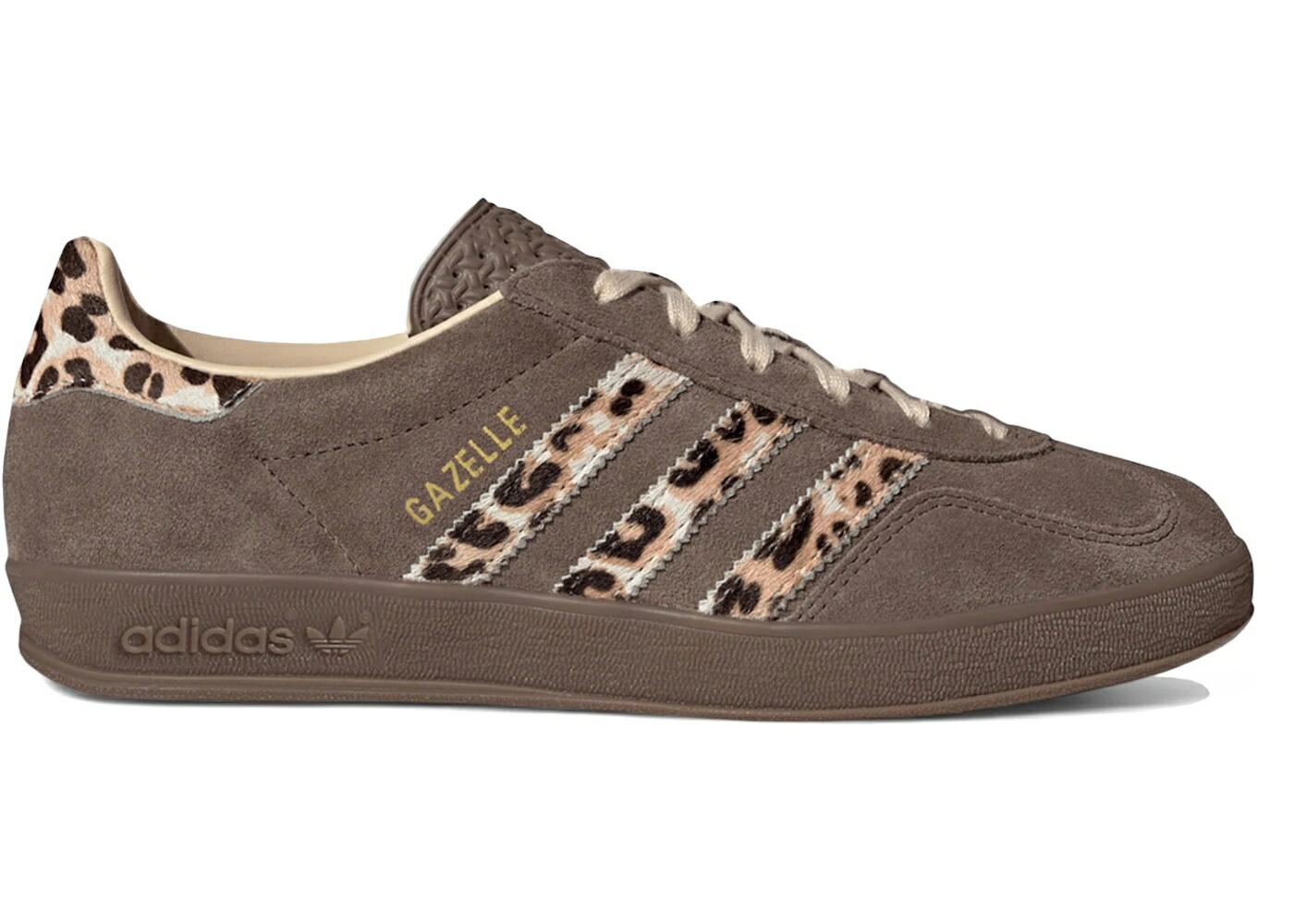 アディダス ガゼル ヒョウ柄 レオパード 白いこと 白いこと WOMEN\u0027S スニーカー レディース ADIDAS GAZELLE INDOOR LEOPARD EARTH STRATA (WOMEN\u0027S) / EARTH STRATA OFF WHITE GUM