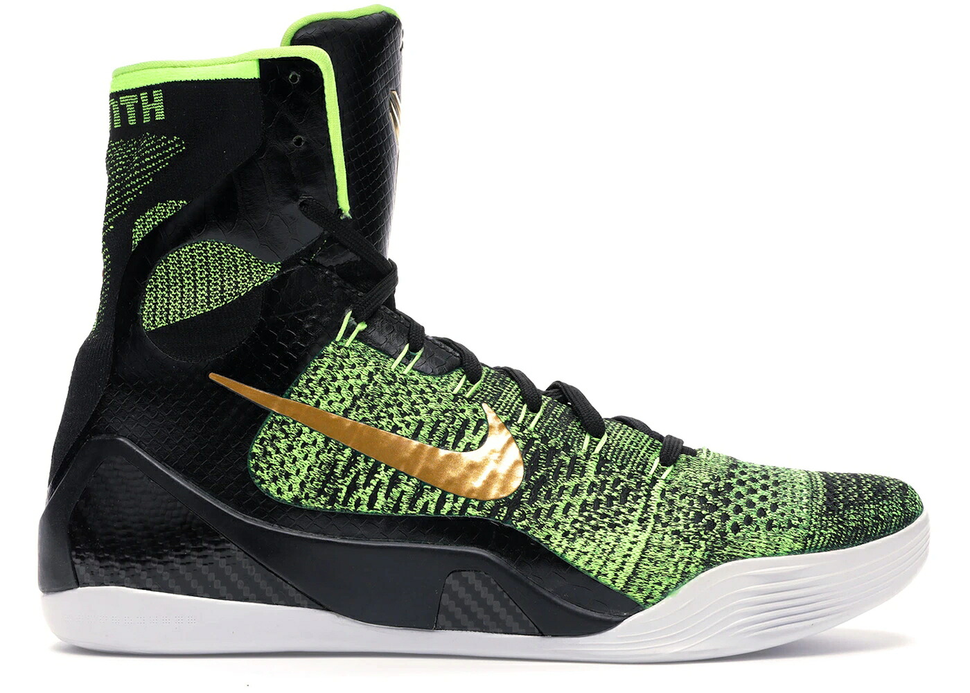 ナイキ コービー エリート ビクトリー 黒色 ブラック ゴールド スニーカー メンズ NIKE KOBE 9 ELITE VICTORY RESTORED / BLACK VOLT ANTHRACITE GOLD