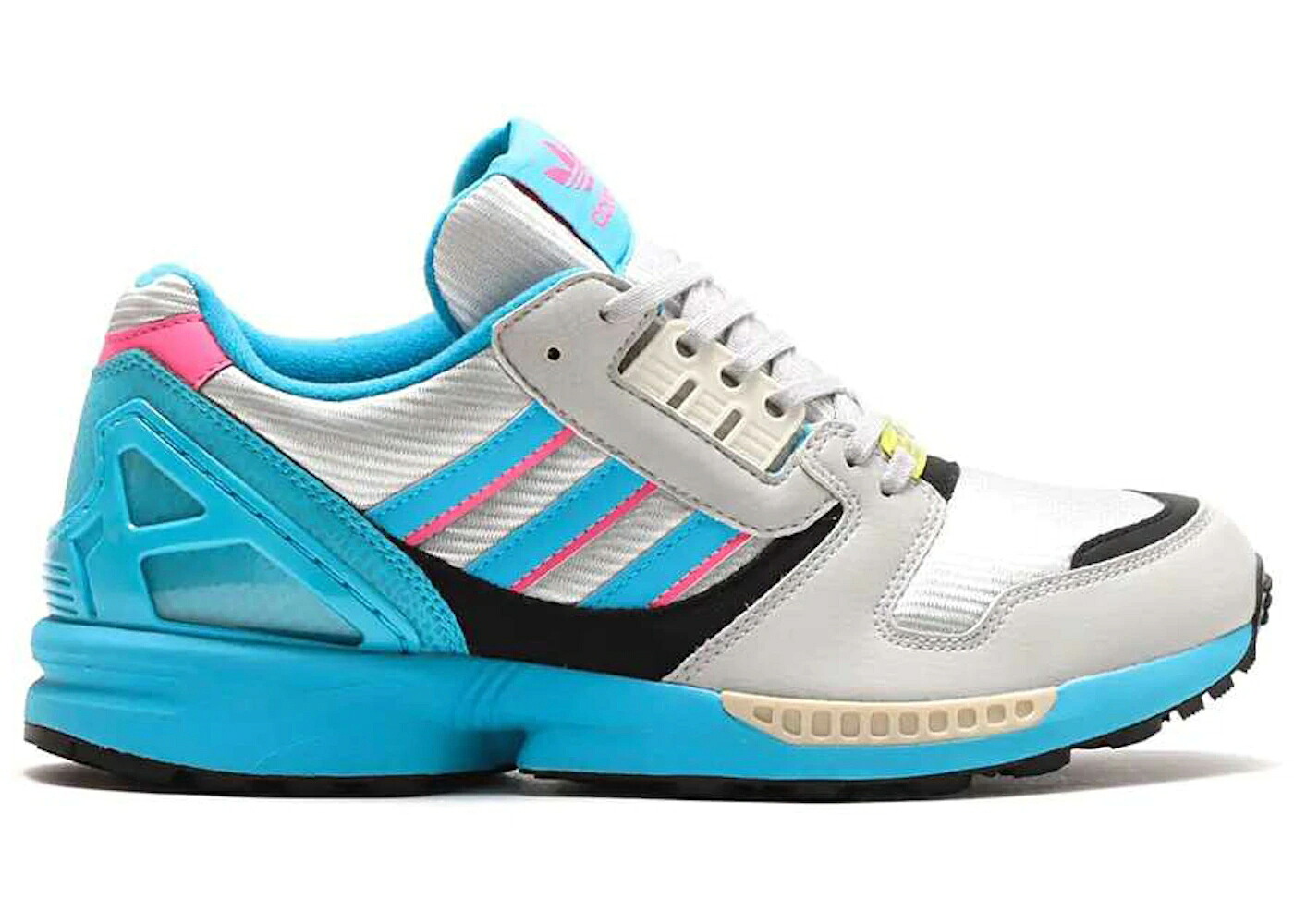 アディダス 灰色 グレー シアン ピンク スニーカー メンズ ADIDAS ZX 8000 ATMOS G-SNK TJ / GREY CYAN HOT PINK