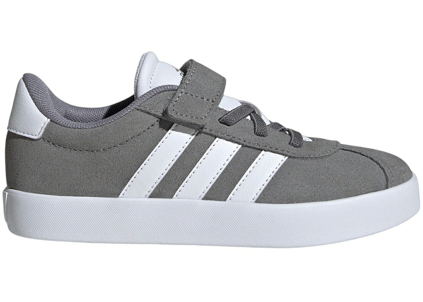 アディダス コート 灰色 グレー 白色 ホワイト 3.0 ジュニア キッズ ADIDAS VL COURT GREY CLOUD WHITE TWO (PS) / GREY THREE CLOUD WHITE GREY TWO ベビー マタニティ スニーカー