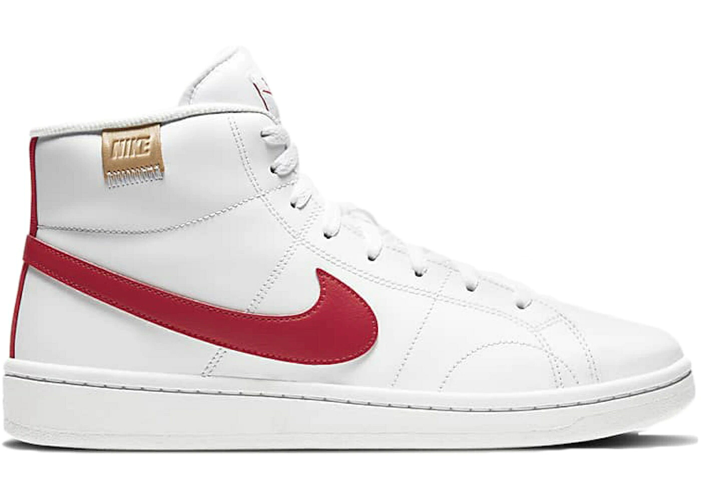 ナイキ 厚地の外套 ミッド 白いこと 白いこと 赤 赤いこと スニーカー メンズ NIKE COURT ROYALE 2 MID WHITE UNIVERSITY RED / WHITE WHITE ONYX UNIVERSITY RED