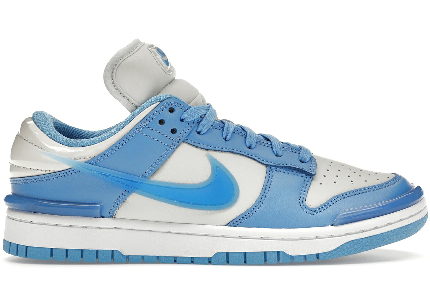 ナイキ ダンク 青み 青色 白いこと 白いこと ダンクロー WOMEN\u0027S スニーカー レディース NIKE DUNK LOW TWIST UNIVERSITY BLUE (WOMEN\u0027S) / PHOTON DUST WHITE UNIVERSITY