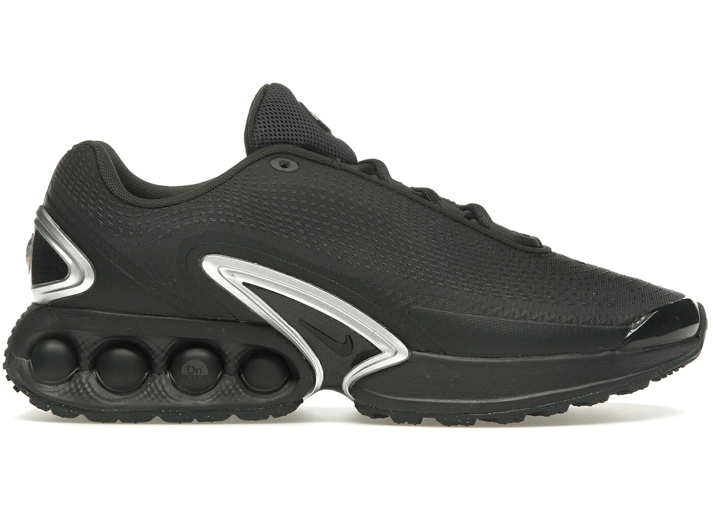 ナイキ マックス 黒いこと 黒いこと しろがね色 しろがね色 大気圏マックス スニーカー メンズ NIKE AIR MAX DN BLACK METALLIC SILVER / BLACK METALLIC SILVER