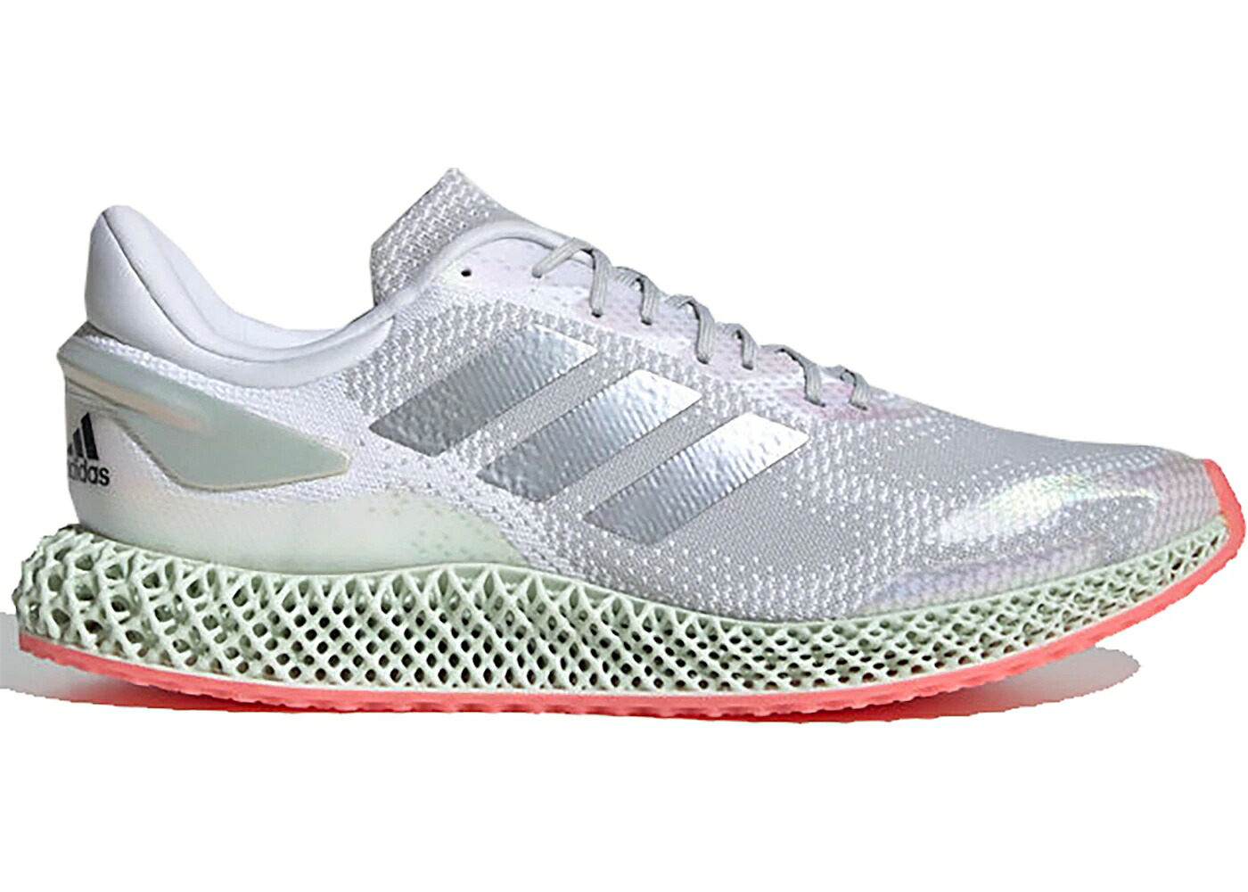 アディダス ラン 緑 グリーン カーボン 白色 ホワイト 銀色 シルバー 1.0 スニーカー メンズ ADIDAS 4D RUN GREEN CARBON / CLOUD WHITE SILVER METALLIC