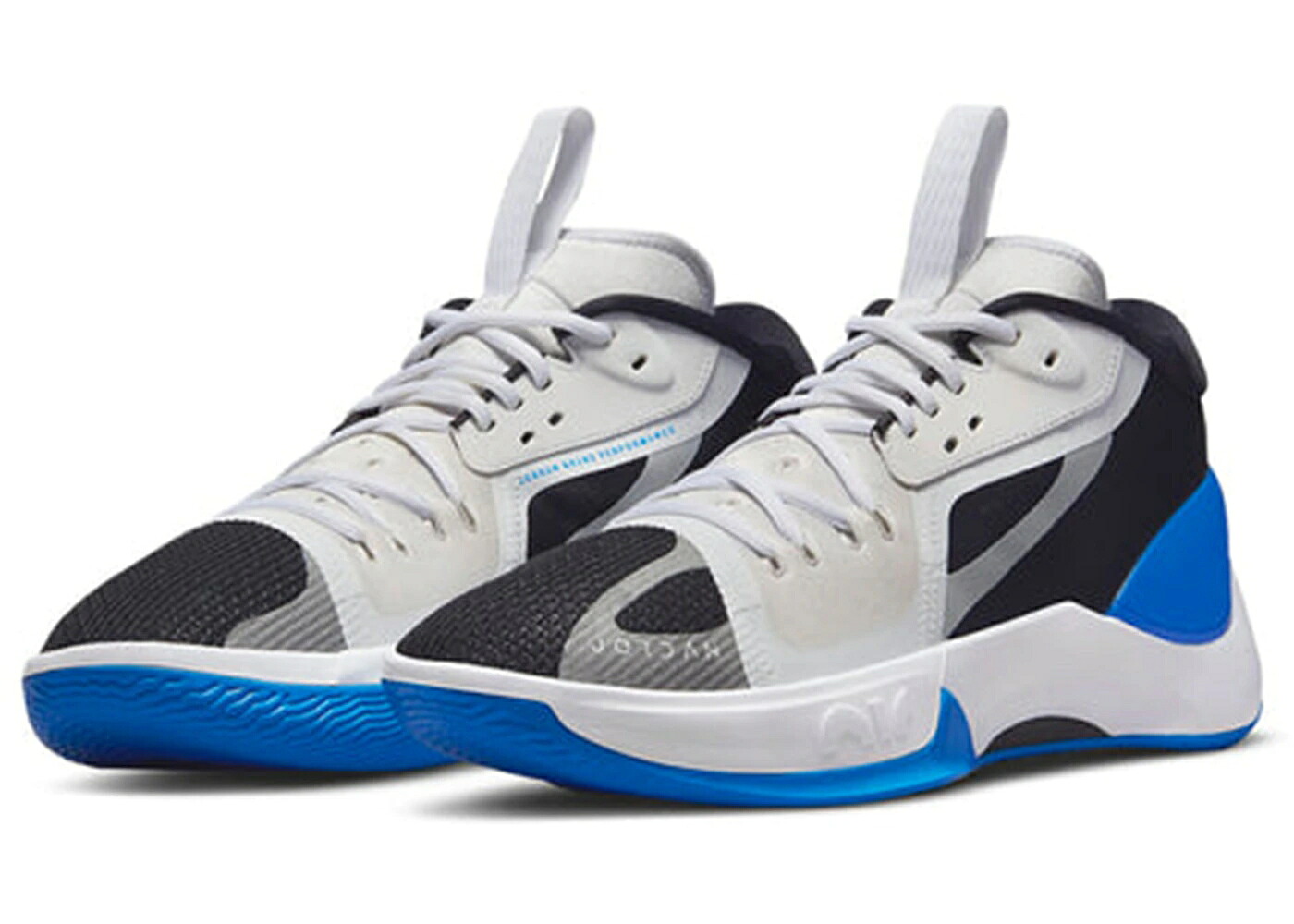 ナイキ ジョーダン ズーム 白色 ホワイト 黒色 ブラック 青色 ブルー スニーカー メンズ JORDAN ZOOM SEPARATE WHITE BLACK PHOTO BLUE / WHITE PHOTO BLUE BLACK METALLIC