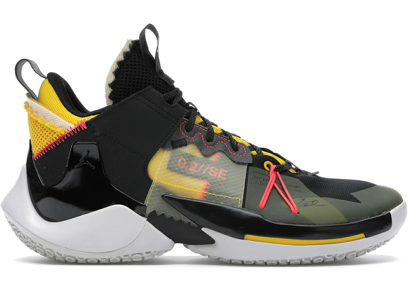 ナイキ ジョーダン 黒色 ブラック クリムゾン ZER0.2 スニーカー メンズ JORDAN WHY NOT SE BIRTHDAY SCORPIO / BLACK FLASH CRIMSON AMARILLO