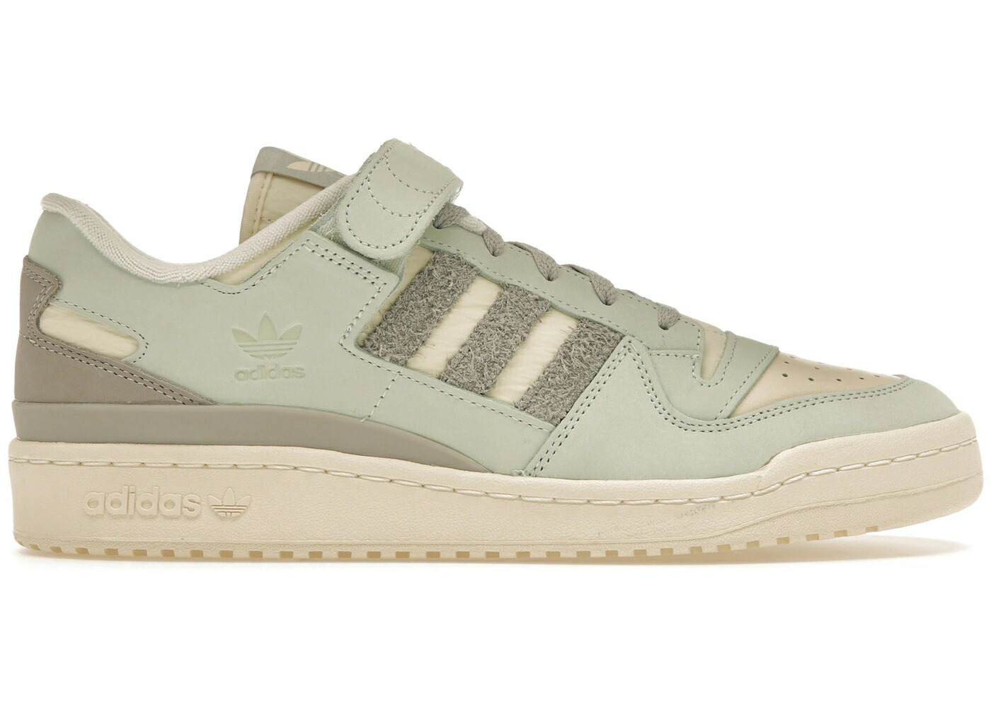アディダス フォーラム 緑 グリーン メタル 灰色 グレー クリーム スニーカー メンズ ADIDAS FORUM 84 LOW LINEN GREEN / LINEN GREEN METAL GREY CREAM