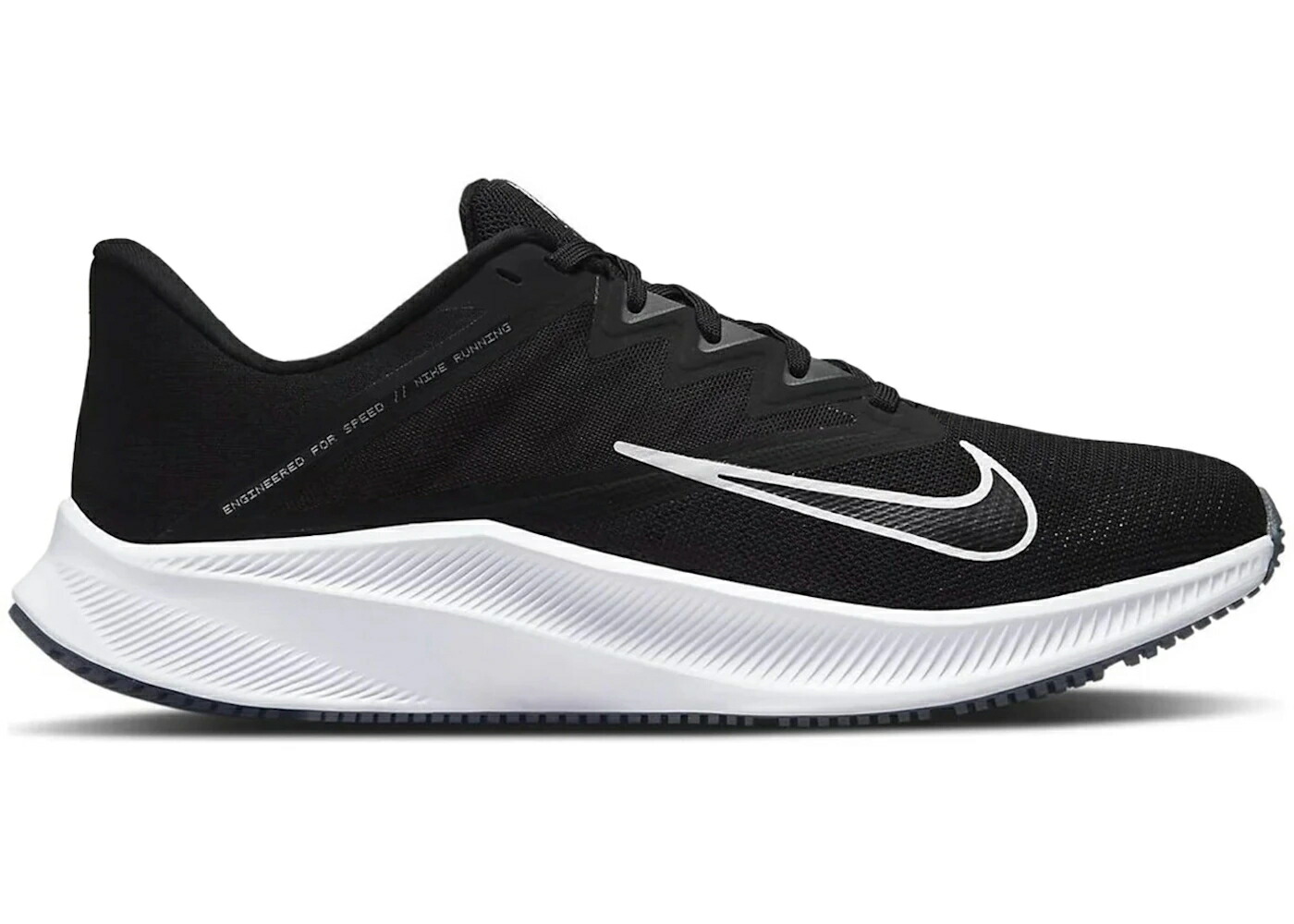 ナイキ 黒いこと 黒いこと 白いこと 白いこと 薄墨色 薄墨色 スニーカー メンズ NIKE QUEST 3 BLACK WHITE / BLACK WHITE IRON GREY
