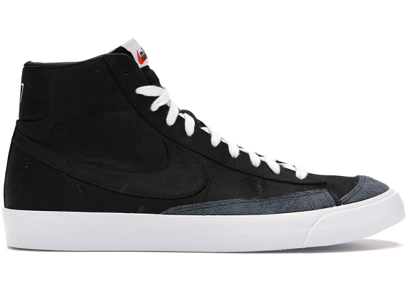 ナイキ ブレイザー ミッド ビンテージ ヴィンテージ 黒いこと 黒いこと 白いこと 白いこと スニーカー メンズ NIKE BLAZER MID 77 VINTAGE BLACK CANVAS / BLACK BLACK BLACK WHITE