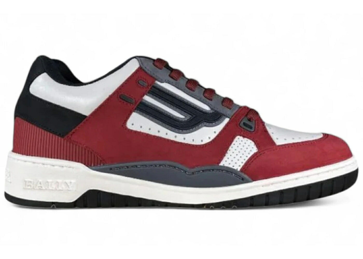 バリー 靴 スニーカー 白いこと 白いこと 赤 赤いこと 黒いこと 黒いこと メンズ BALLY KUBA SNEAKER WHITE RED BLACK / WHITE RED BLACK