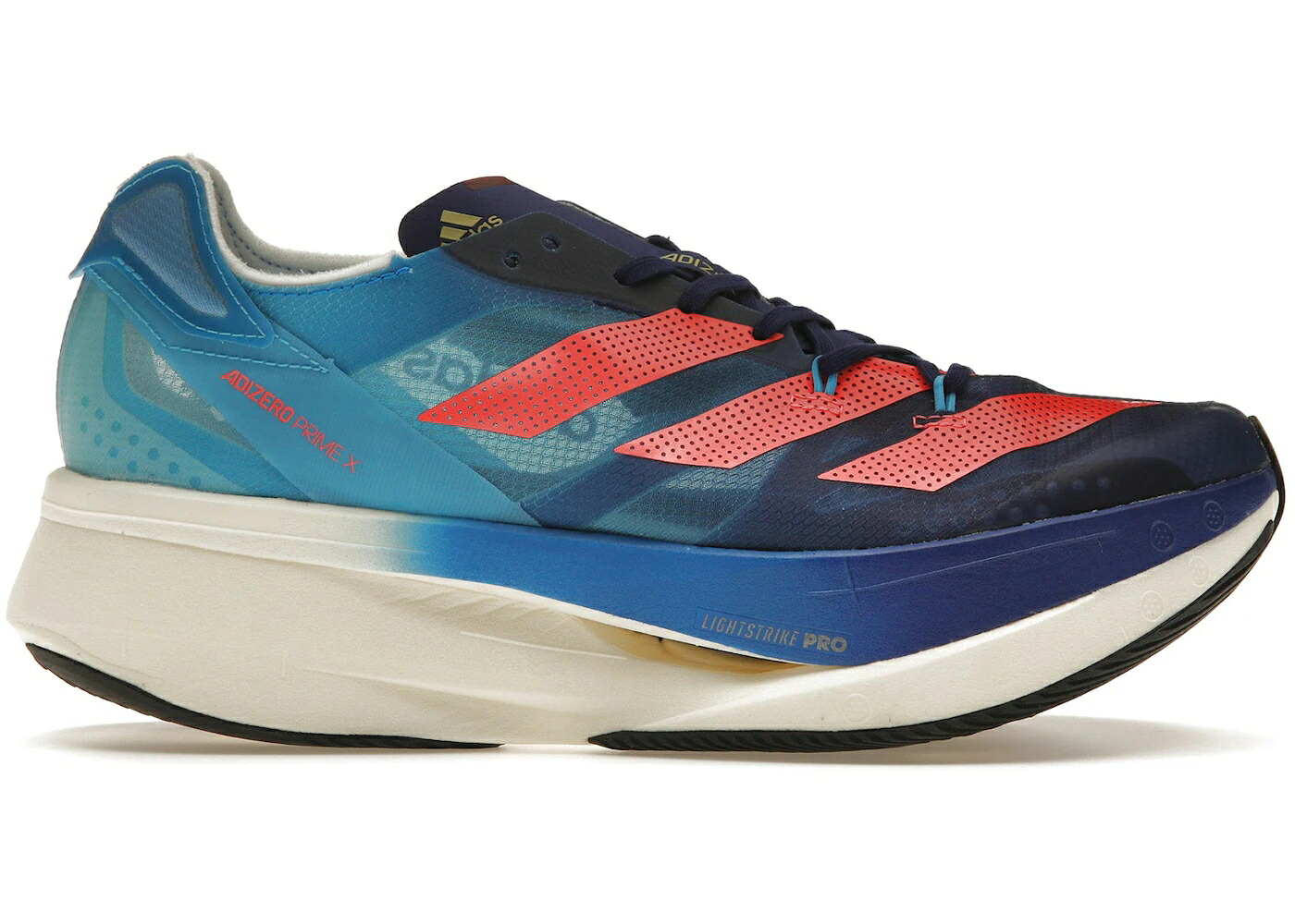 アディダス アディゼロ レガシー 藍色 インディゴ ターボ 天の原 混雑時 スニーカー メンズ ADIDAS ADIZERO PRIME X LEGACY INDIGO / LEGACY INDIGO TURBO SKY RUSH