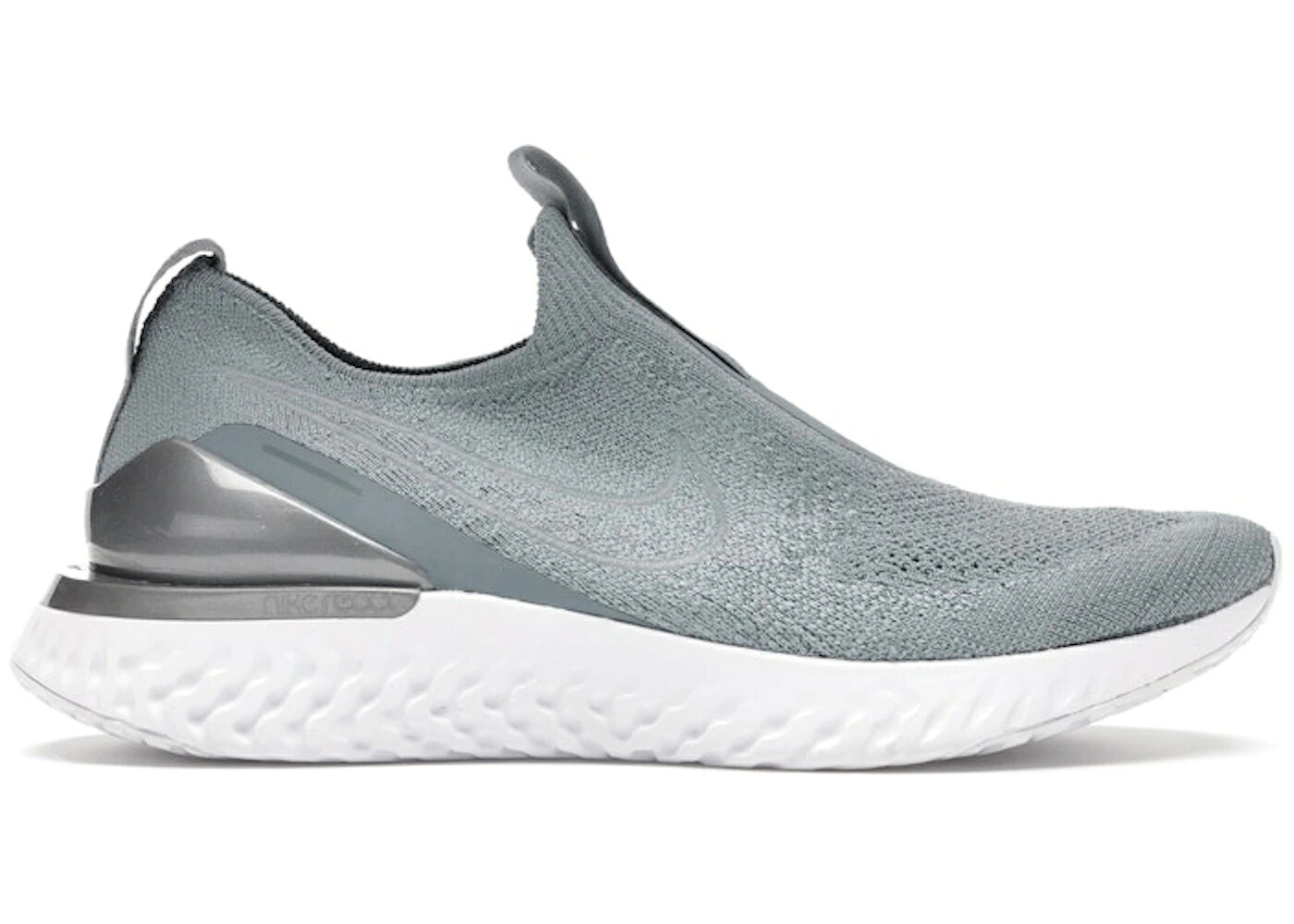 ナイキ エピック リアクト フライニット 灰色 グレー 銀色 シルバー WOMEN'S スニーカー レディース NIKE EPIC PHANTOM REACT FLYKNIT AVIATOR GREY (WOMEN'S) / AVIATOR GREY METALLIC SILVER