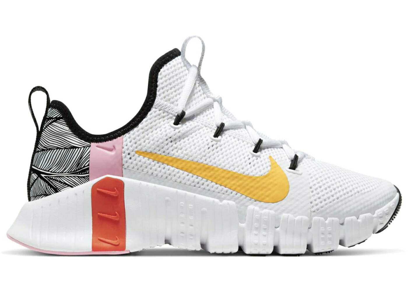 ナイキ フリー 白色 ホワイト チーム 橙 オレンジ 黒色 ブラック レーザー WOMEN'S スニーカー レディース NIKE FREE METCON 3 WHITE TEAM ORANGE (WOMEN'S) / WHITE TEAM ORANGE BLACK LASER