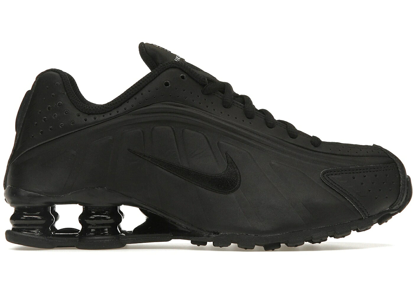 ナイキ ショックス 黒いこと 黒いこと お坊っちゃん キッズ NIKE SHOX R4 TRIPLE BLACK (GS) / BLACK BLACK BLACK もの言う花 マタニティ スニーカー