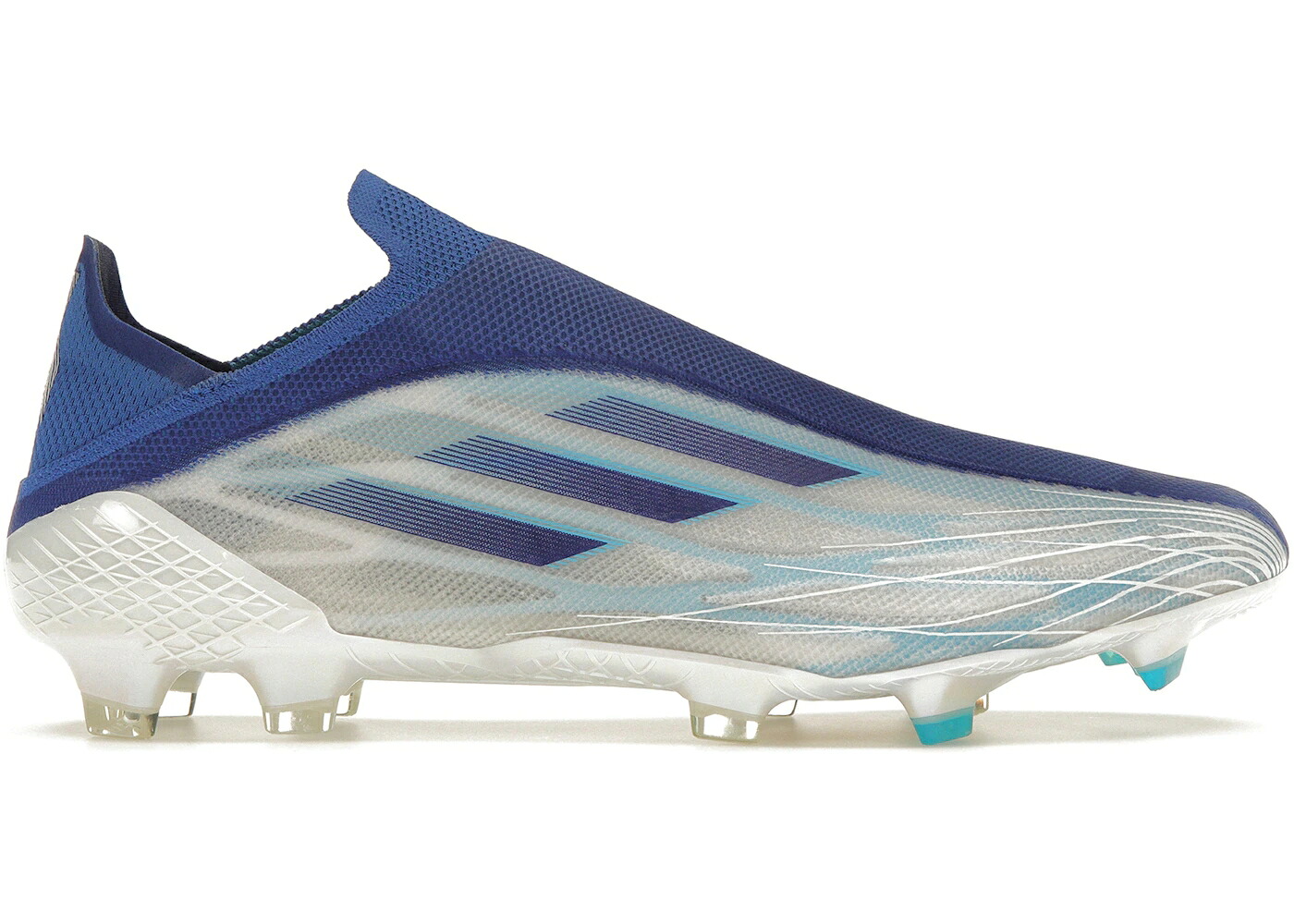 アディダス 白いこと 白いこと レガシー 藍色 インディゴ 天の原 SPEEDFLOW+ スニーカー メンズ ADIDAS X FG WHITE LEGACY INDIGO / CLOUD WHITE LEGACY INDIGO SKY