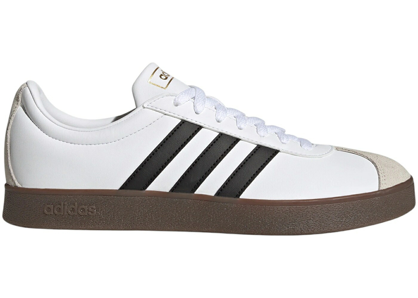 アディダス 厚地の外套 白いこと 白いこと 中核グループ 黒いこと 黒いこと 2.0 スニーカー メンズ ADIDAS VL COURT CLOUD WHITE CORE BLACK GUM / CLOUD WHITE CORE BLACK GUM