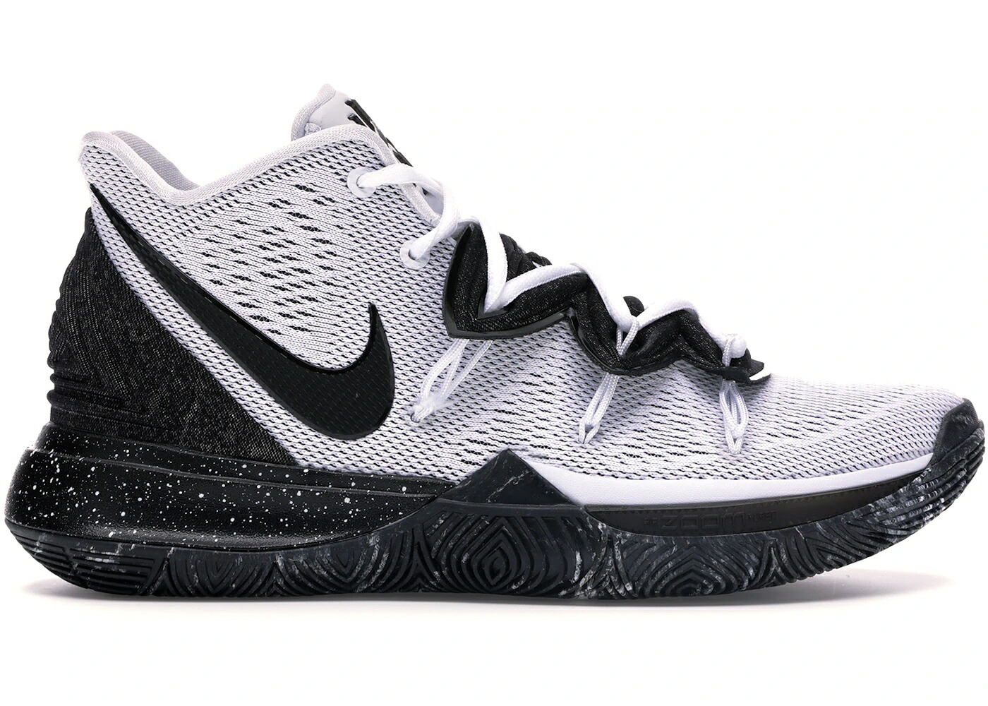 ナイキ カイリー 皮膚軟化剤 白いこと 白いこと 黒いこと 黒いこと \u0026 スニーカー メンズ NIKE KYRIE 5 COOKIES CREAM / WHITE BLACK