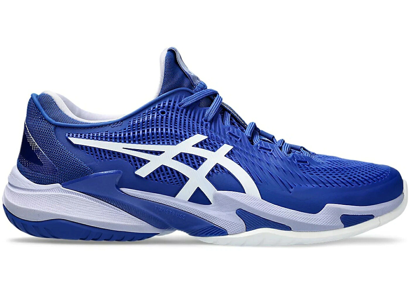 アシックス 厚地の外套 青碧 青碧 生新しい スニーカー メンズ ASICS COURT FF 3 NOVAK BLUE FRESH AIR / ASICS BLUE FRESH AIR