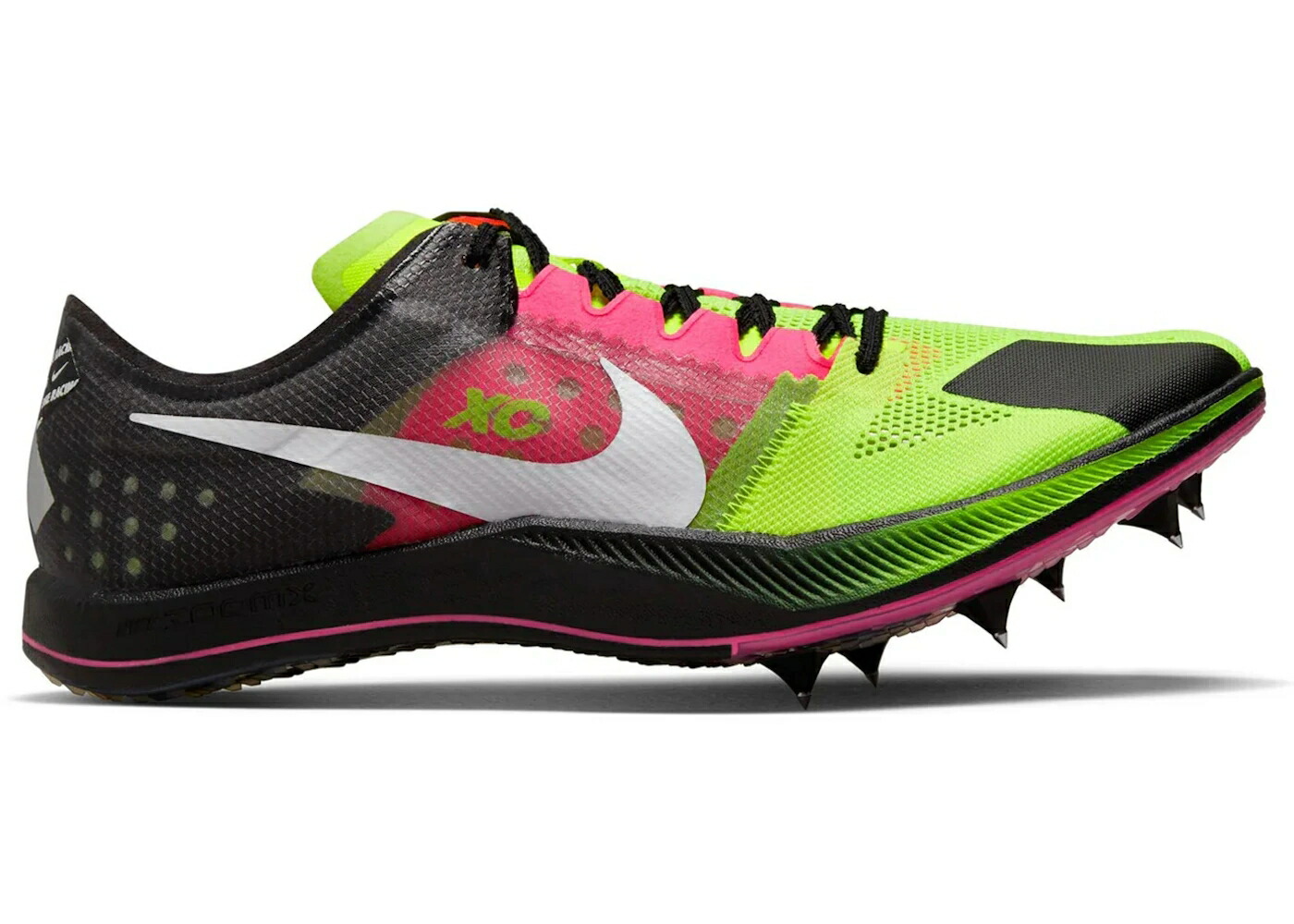 ナイキ 火竜飛球 サクラ色 黒いこと 黒いこと 白いこと 白いこと スニーカー メンズ NIKE ZOOMX DRAGONFLY XC VOLT HYPER PINK / VOLT BLACK HYPER PINK WHITE