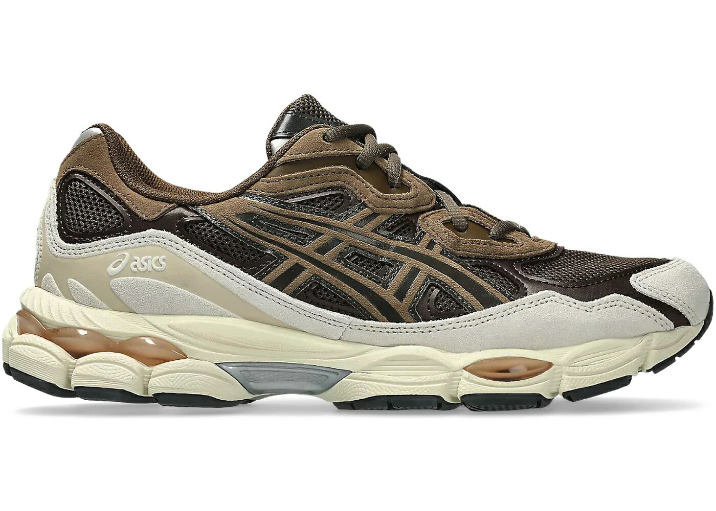 アシックス 茶色 ブラウン 黒色 ブラック スニーカー メンズ ASICS GEL-NYC BROWN STORM BLACK COFFEE / BROWN STORM BLACK COFFEE