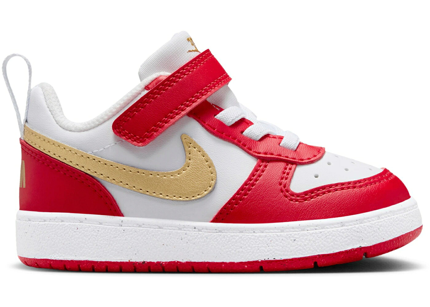 ナイキ コート 白色 ホワイト 赤 レッド ゴールド コートバーロウ ジュニア キッズ NIKE COURT BOROUGH LOW RECRAFT WHITE UNIVERSITY RED GOLD (TD) / WHITE UNIVERSITY RED WHITE 27,216円