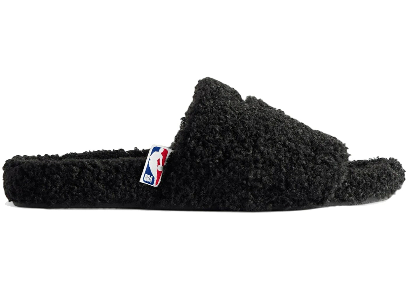 バレンシアガ 黒いこと 黒いこと 白いこと 白いこと スニーカー メンズ BALENCIAGA FURRY OPEN MULE NBA BLACK WHITE / BLACK WHITE