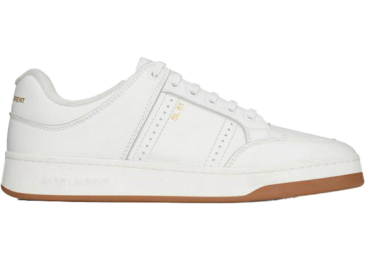 サンローラン 白いこと 白いこと WOMEN\u0027S スニーカー レディース SAINT LAURENT SAINT LAURENT SL/61 LOW TOP WHITE (WOMEN\u0027S) /