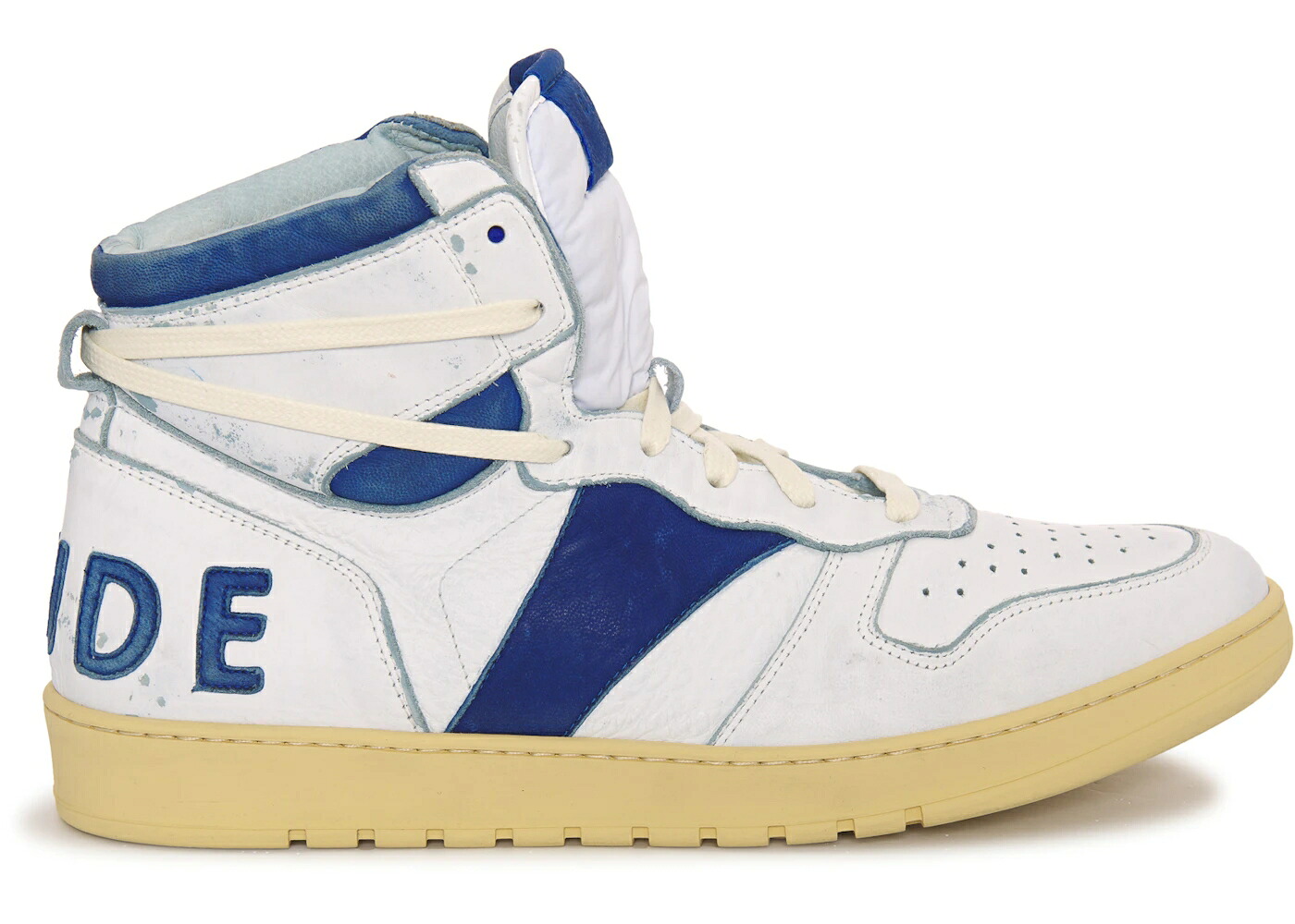 ルード ご機嫌 白いこと 白いこと 青碧 青碧 自然的 スニーカー メンズ RHUDE RHECESS HIGH MAXFIELD EXCLUSIVE / WHITE BLUE NATURAL