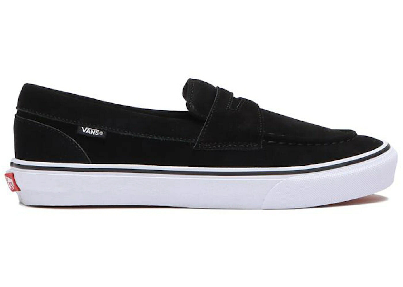 ヴァンズ バンズ ローファー スニーカー 黒色 ブラック 白色 ホワイト スニーカー メンズ VANS LOAFER JAPAN UNCHAINED BLACK WHITE / BLACK WHITE