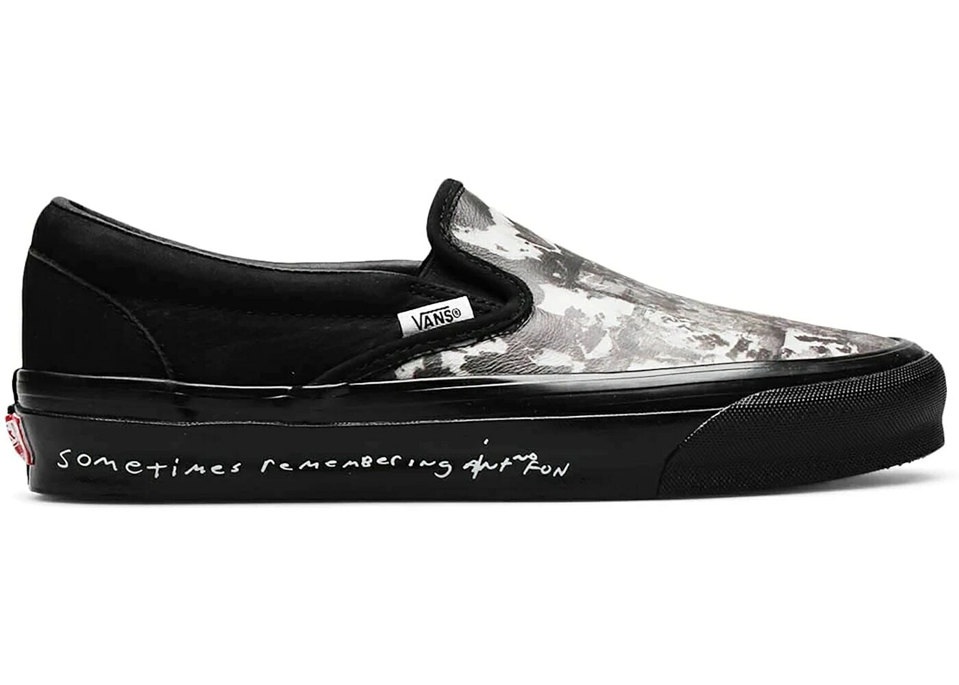ヴァンズ バンズ 古典派音楽 スリッポン 黒いこと 黒いこと スニーカー メンズ VANS CLASSIC SLIP-ON LX JIM GOLDBERG BLACK WALL / JIM GOLDBERG BACK WALL